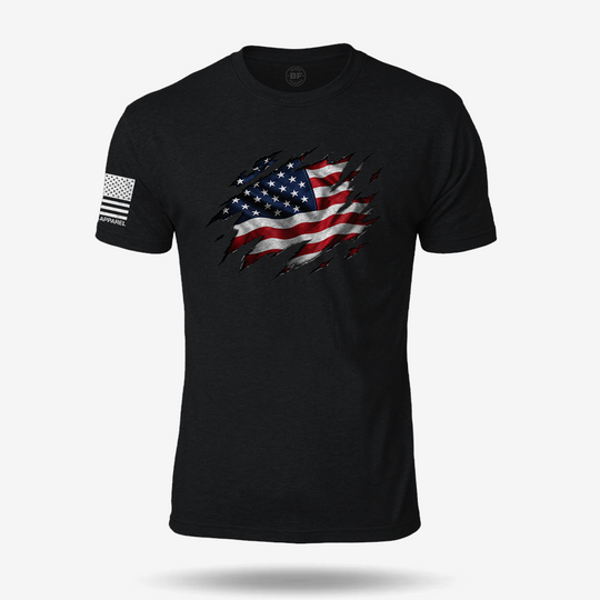 Old Glory Ripped T Shirt