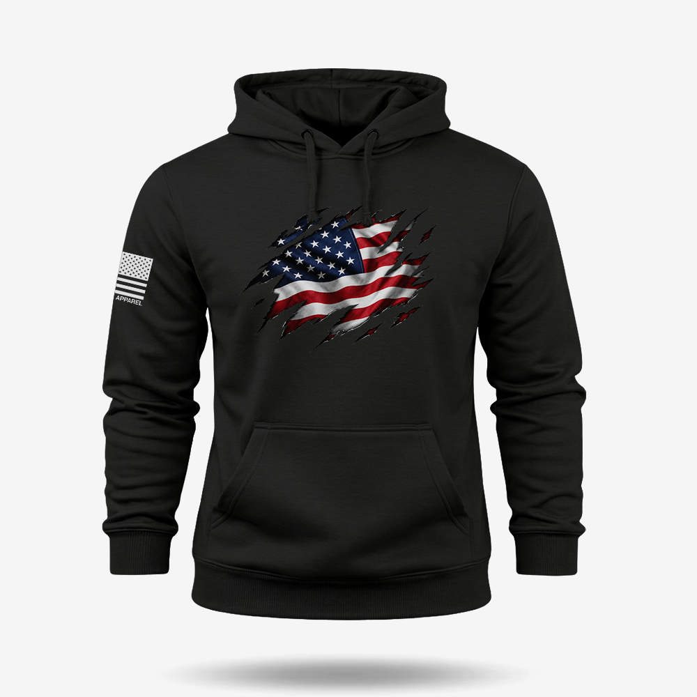 Old Glory Ripped Hoodie