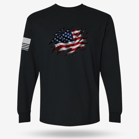 Old Glory Ripped Long Sleeve