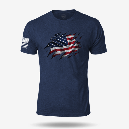 Old Glory Ripped T Shirt