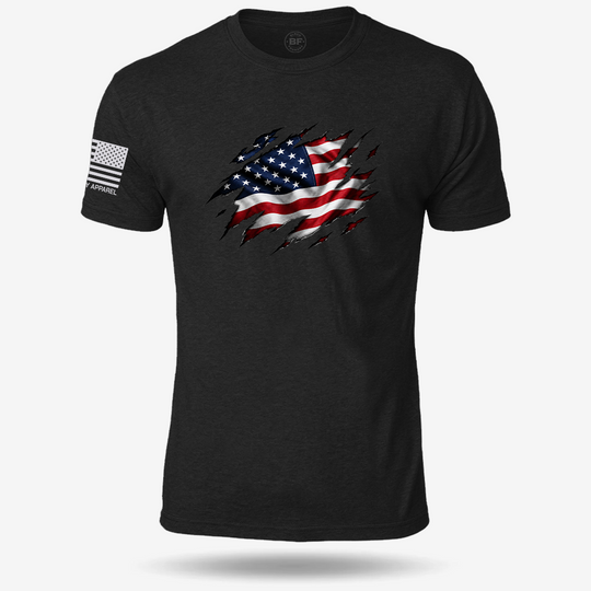 Old Glory Ripped T Shirt