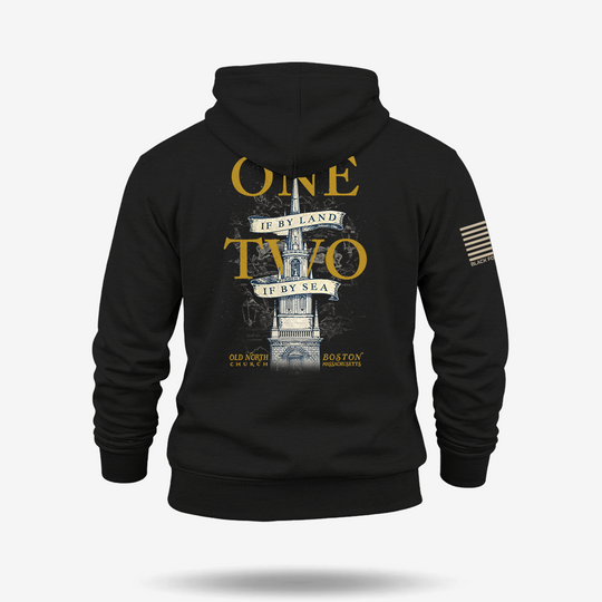 One If By Land, Two If By Sea Hoodie