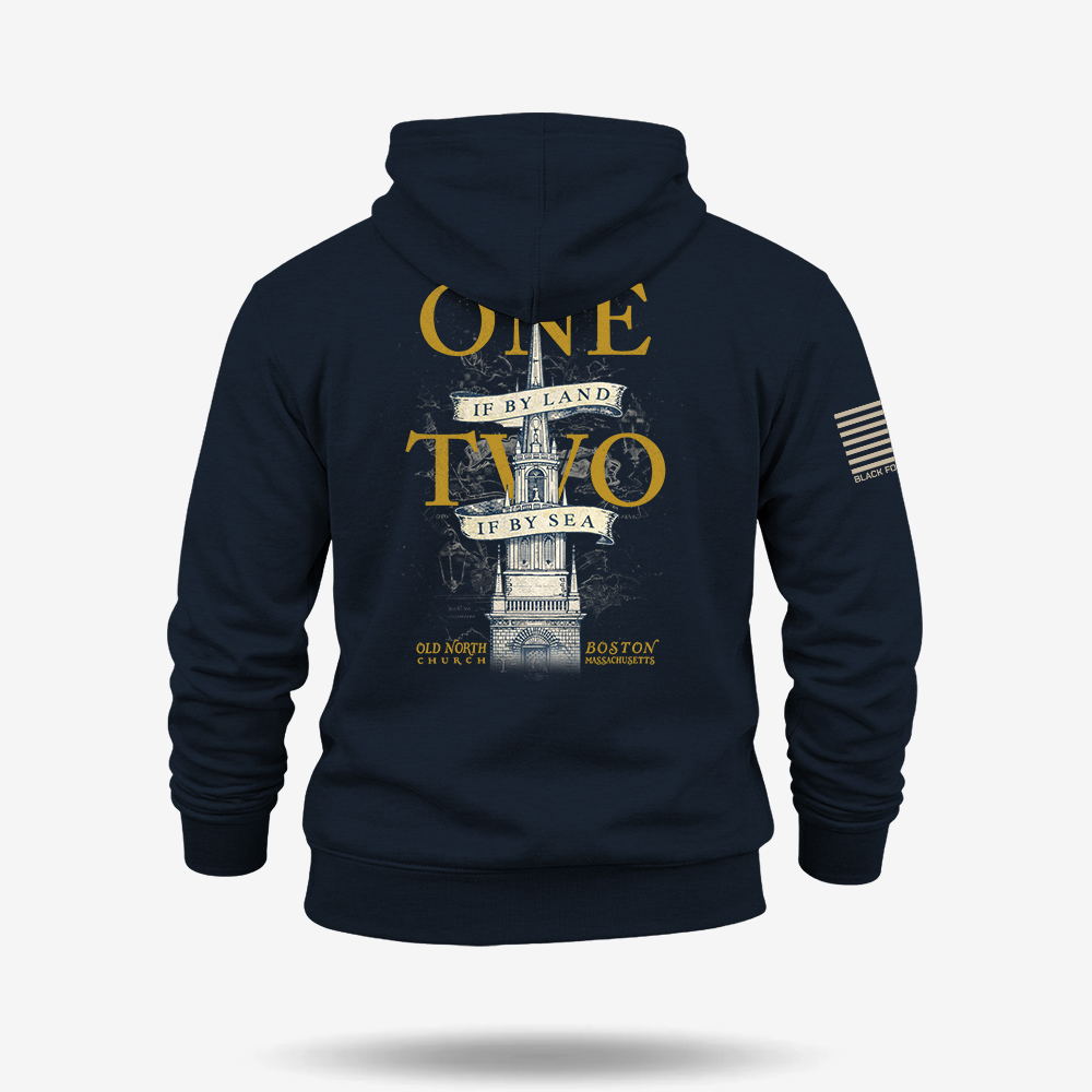 One If By Land, Two If By Sea Hoodie