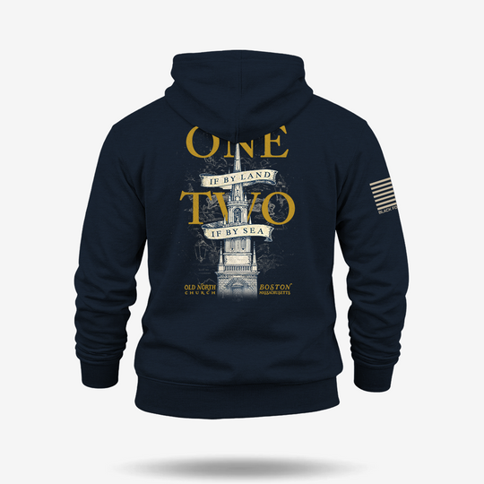 One If By Land, Two If By Sea Hoodie