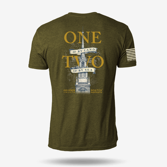 One If By Land, Two If By Sea T Shirt