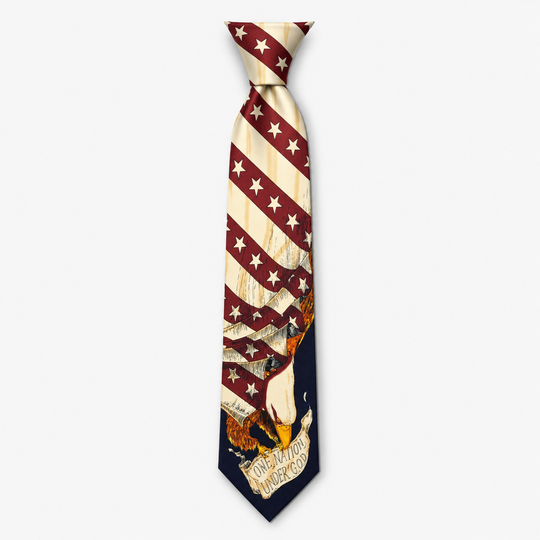 One Nation Under God Eagle Tie