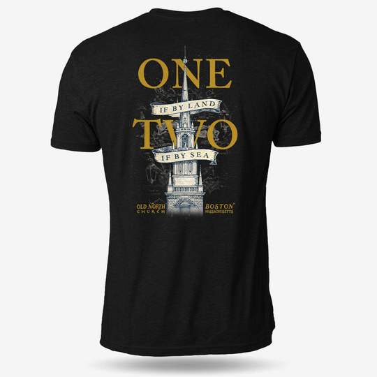 One If By Land, Two If By Sea T Shirt