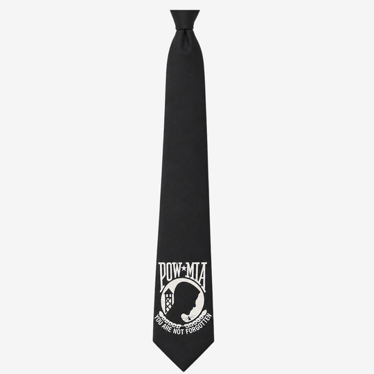 POW MIA Memorial Tie