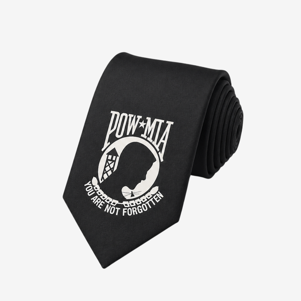 POW MIA Memorial Tie