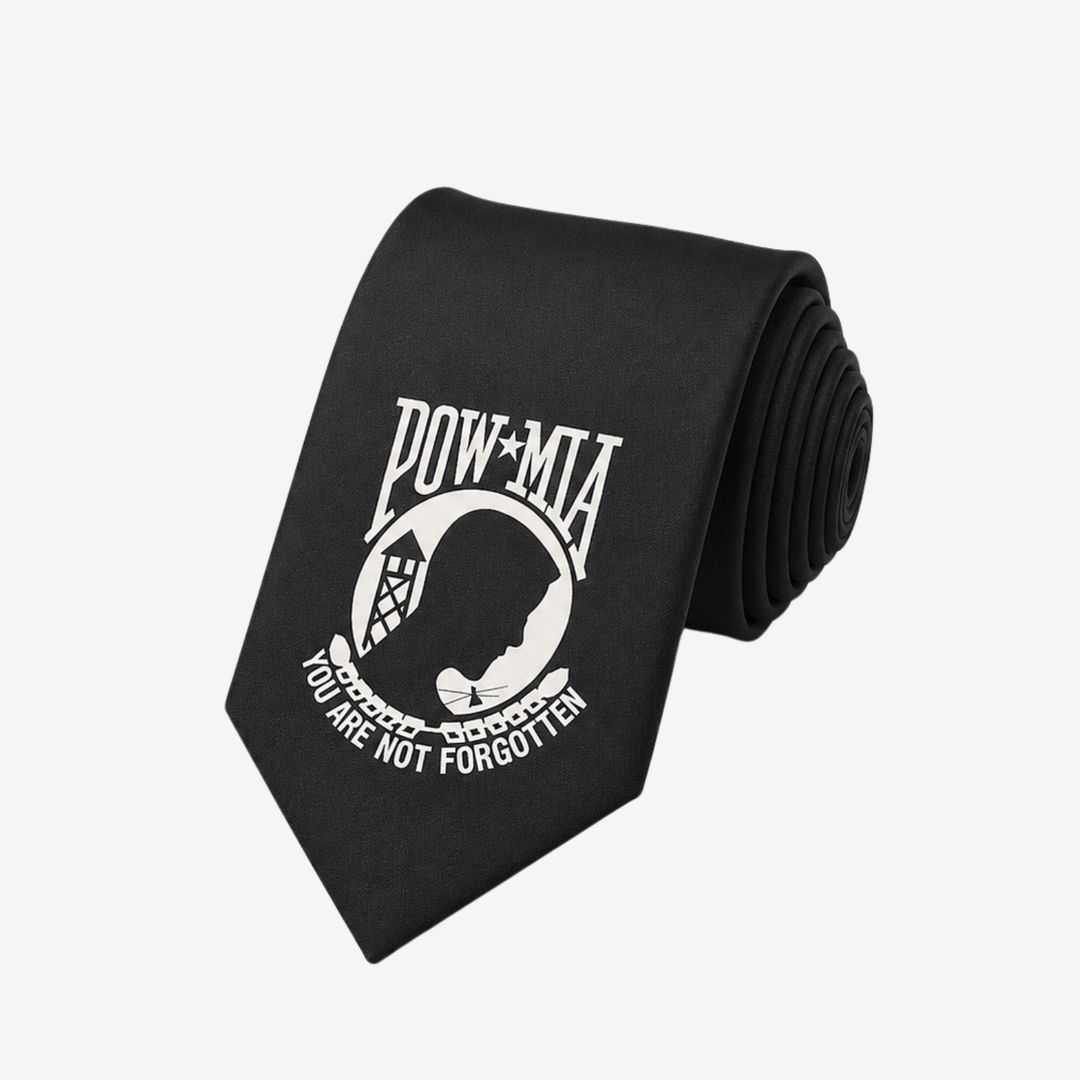POW MIA Memorial Tie