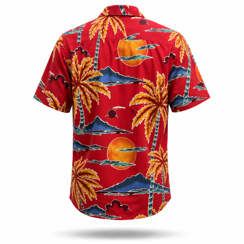 Palm Fire Horizon Hawaiian Shirt
