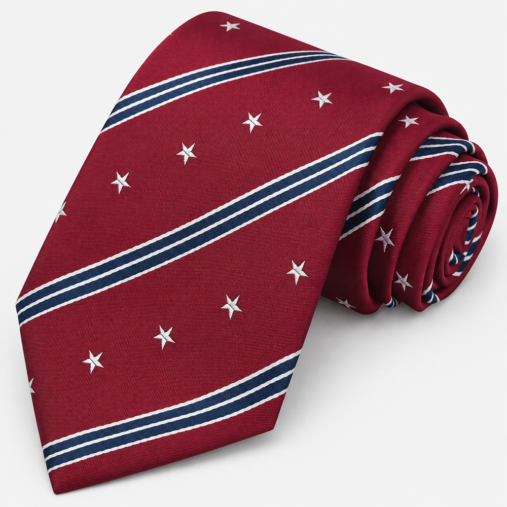 Patriot Star Stripe Tie