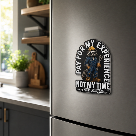 Pay For My Experience. Not My Time Sticker Magnet
