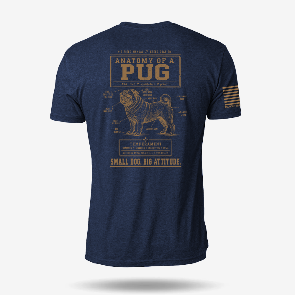 Pug Schematic T Shirt