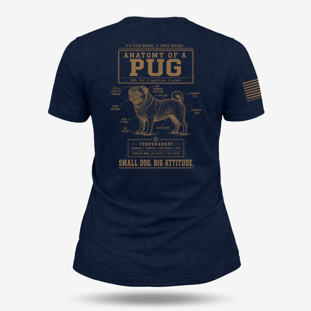 Pug Schematic Women&