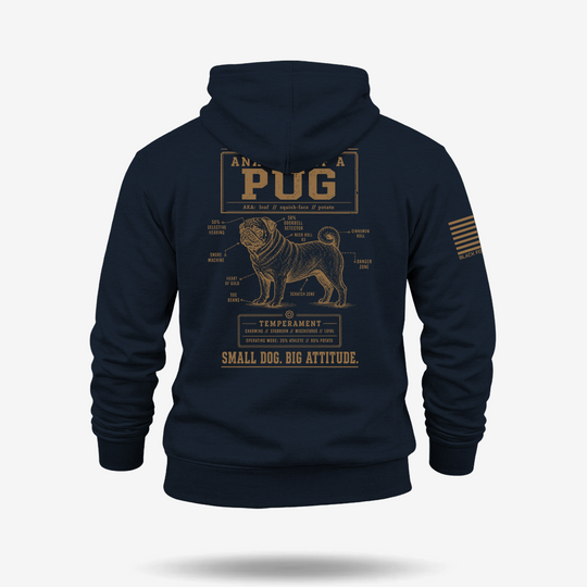 Pug Schematic Hoodie