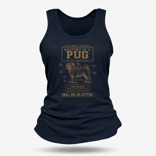 Pug Schematic Women&
