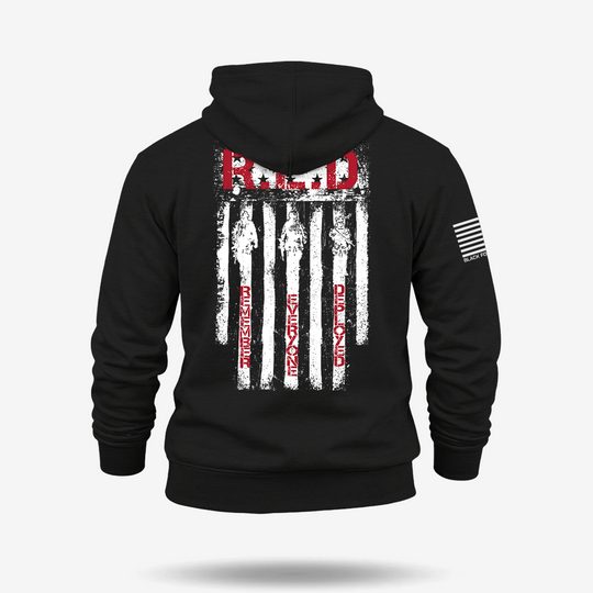 RED Remember Everyone Deployed Hoodie
