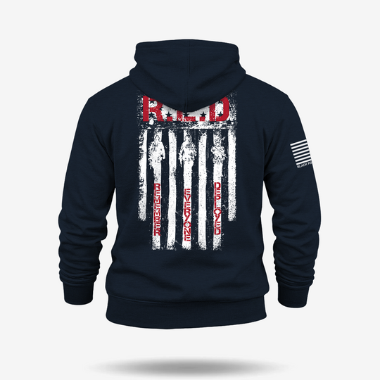 RED Remember Everyone Deployed Hoodie