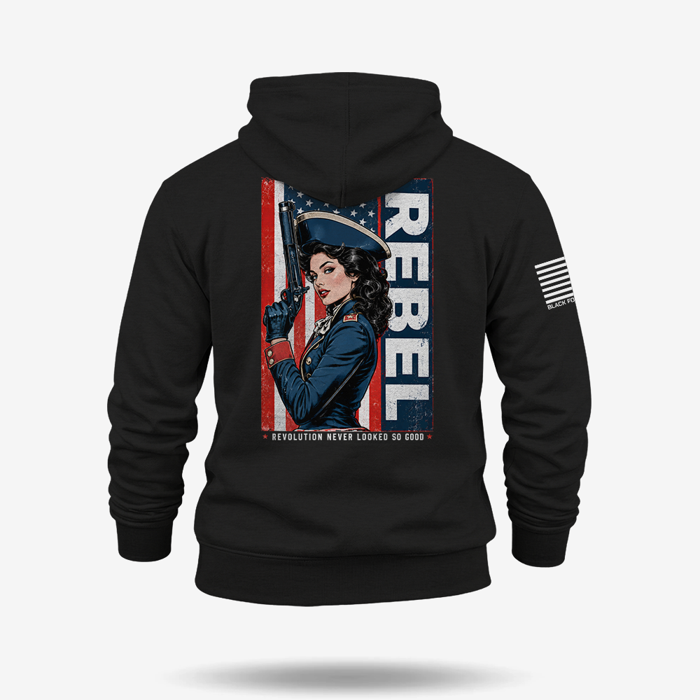 Rebel Never Looked So Good Hoodie