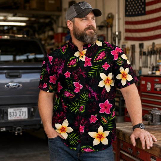 Rifle Bloom Button Down Shirt