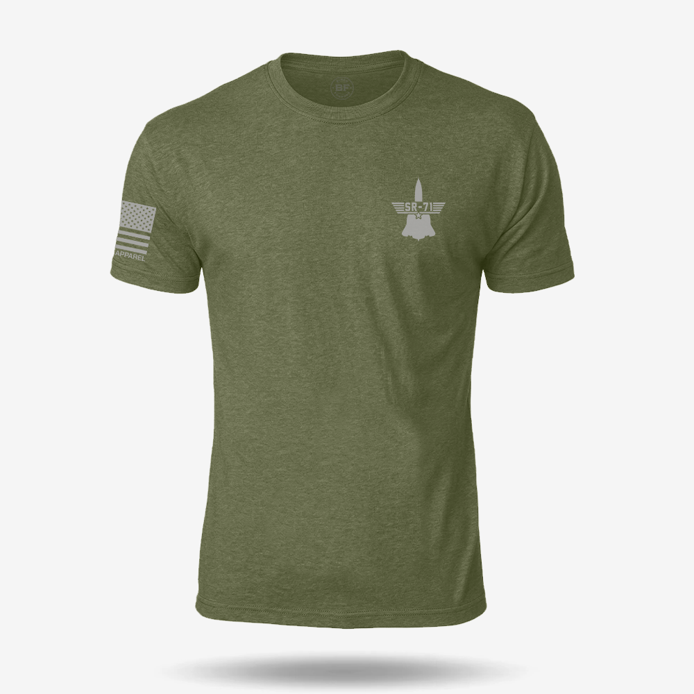 SR-71 Blackbird Schematic T Shirt
