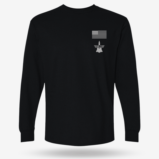 SR-71 Blackbird Schematic Long Sleeve