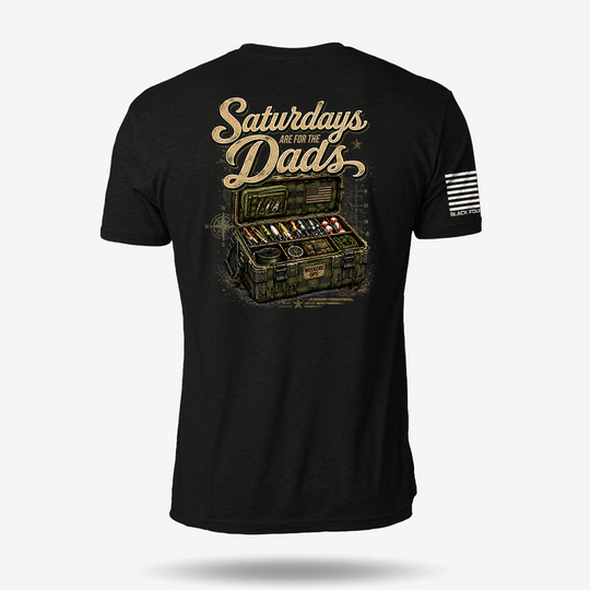 Saturdays Are For The Dads Tackle Box T Shirt