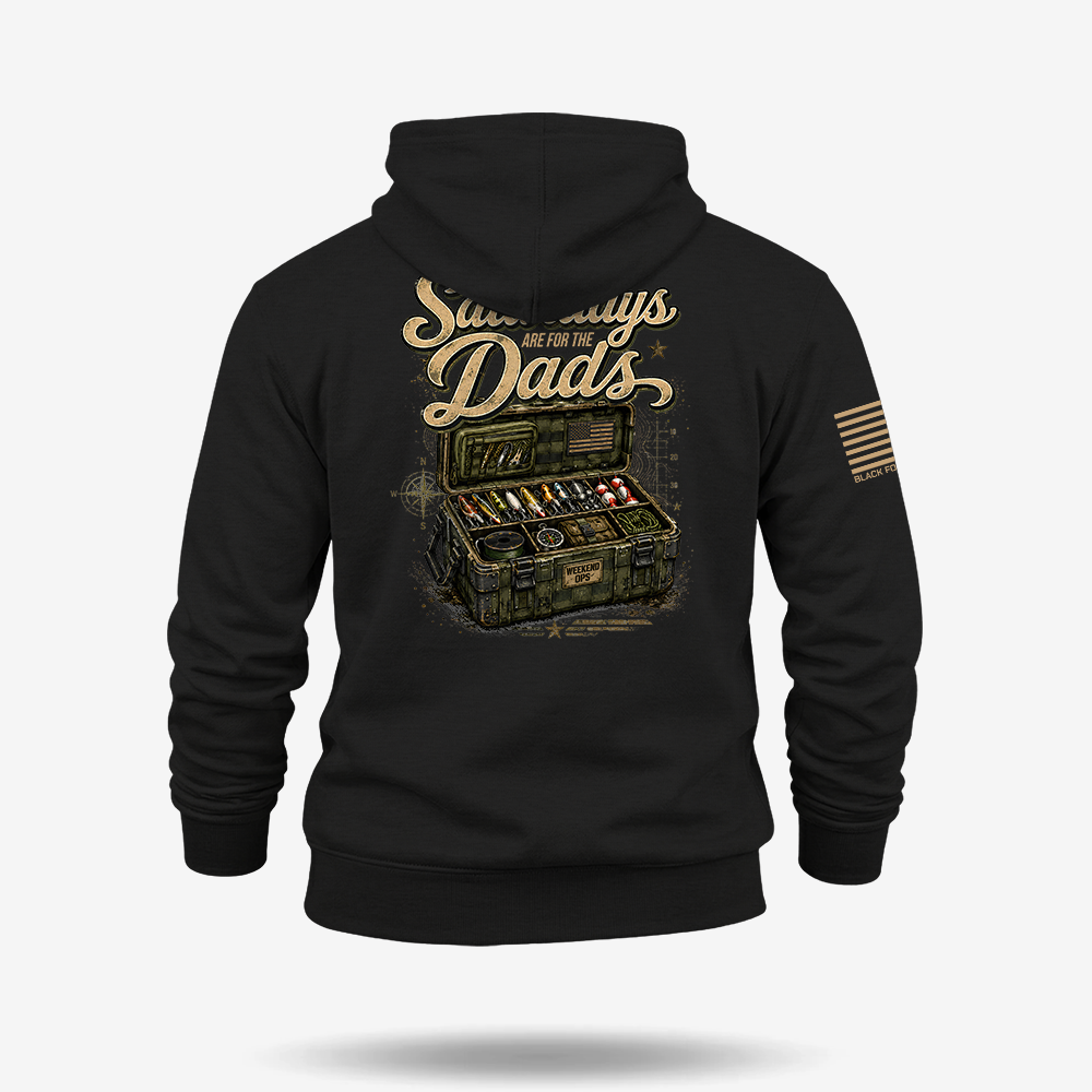 Saturdays Are For The Dads Tackle Box Hoodie