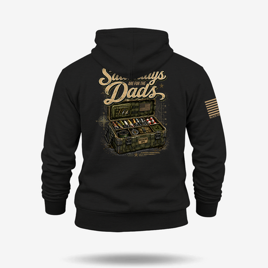 Saturdays Are For The Dads Tackle Box Hoodie