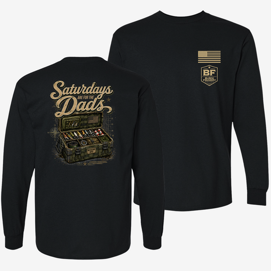 Saturdays Are For The Dads Tackle Box Long Sleeve