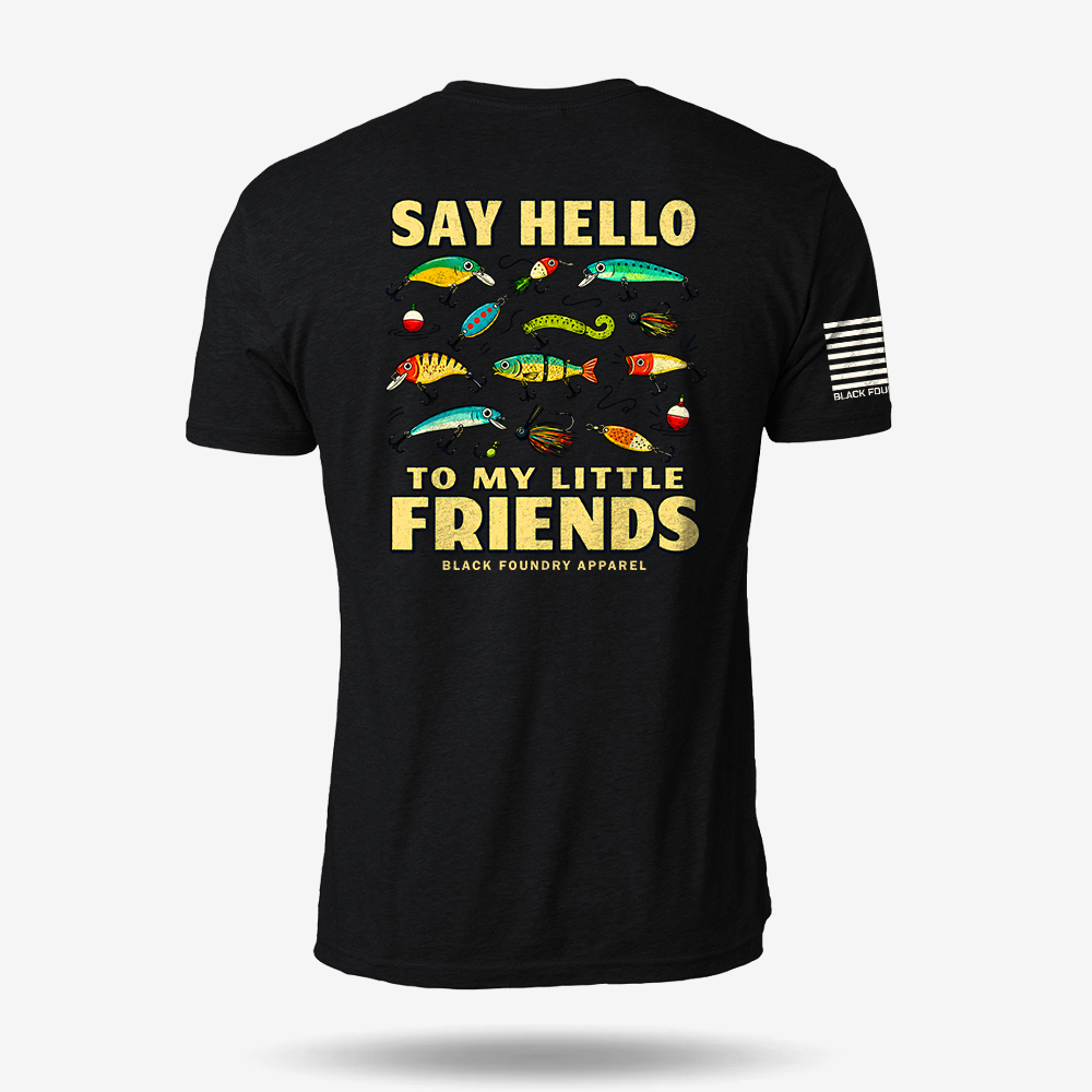 Say Hello to My Little Friends Green T Shirt