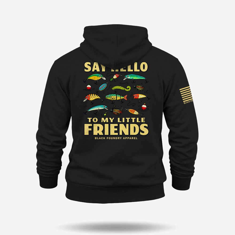 Say Hello to My Little Friends Green Hoodie