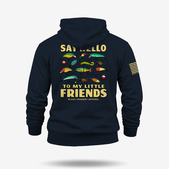 Say Hello to My Little Friends Green Hoodie