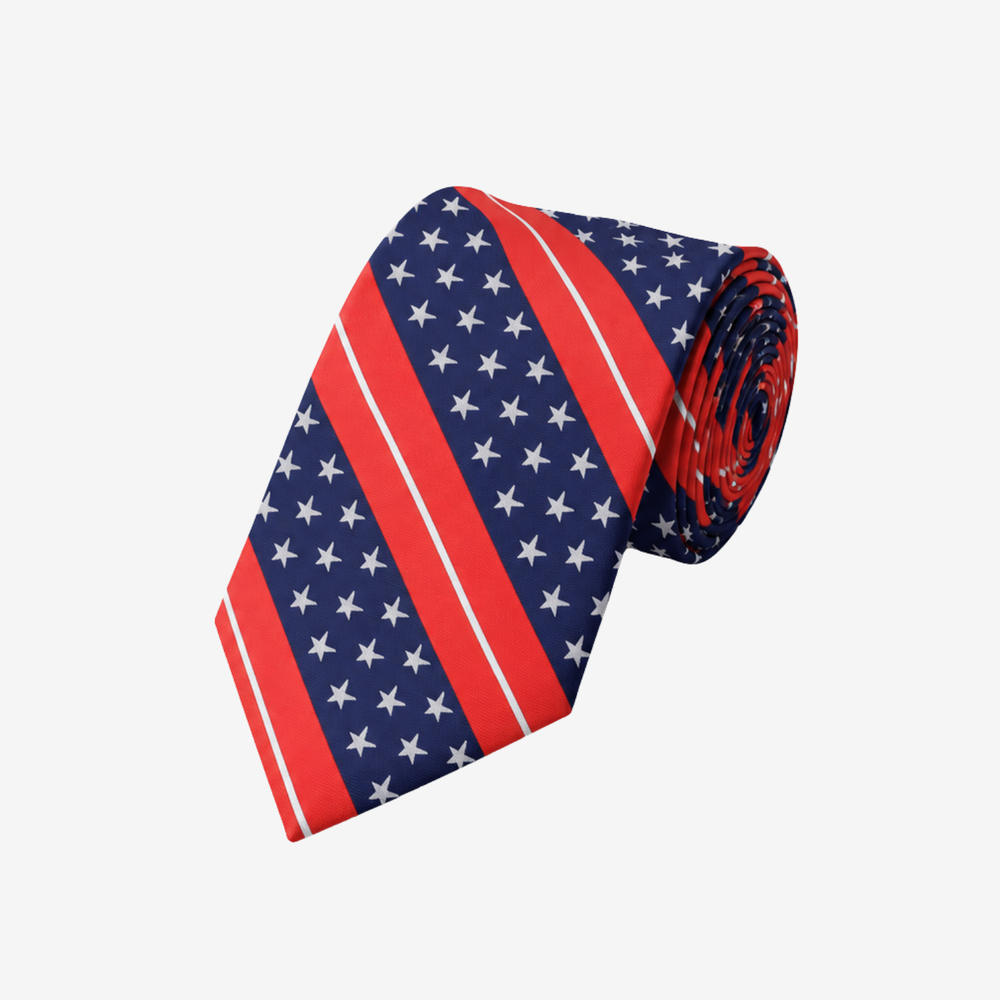Stars & Stripes Patriot Tie