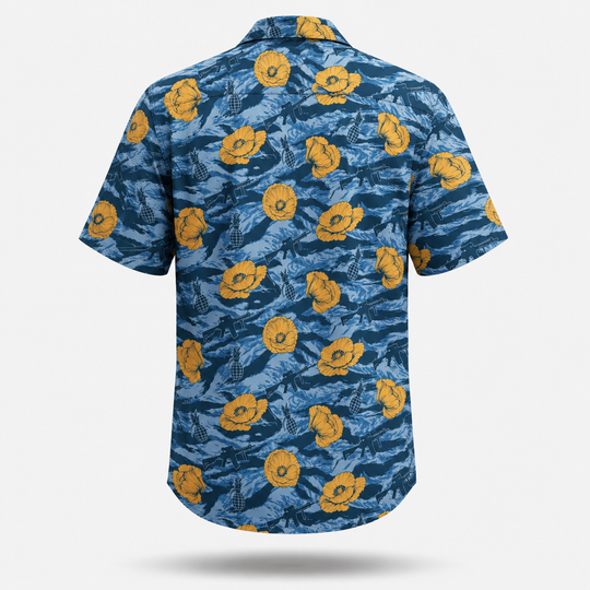 Tactical Bloom Hawaiian Shirt