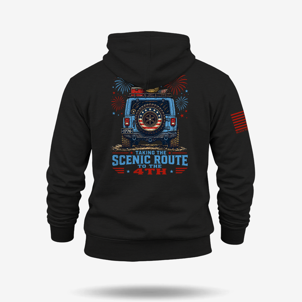 Taking The Scenic Route To 4th Hoodie