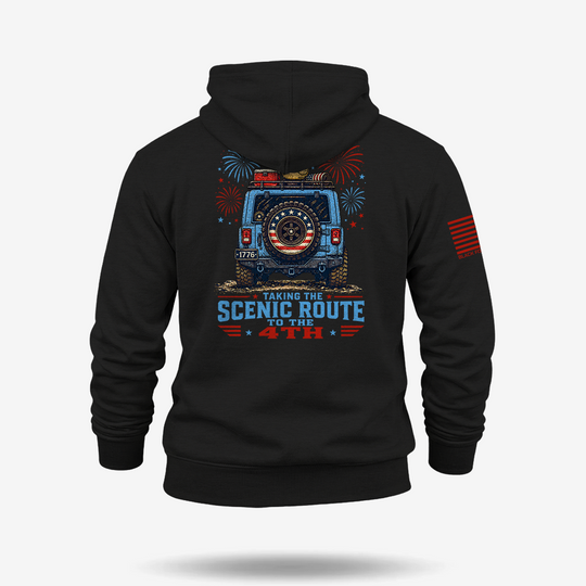 Taking The Scenic Route To 4th Hoodie