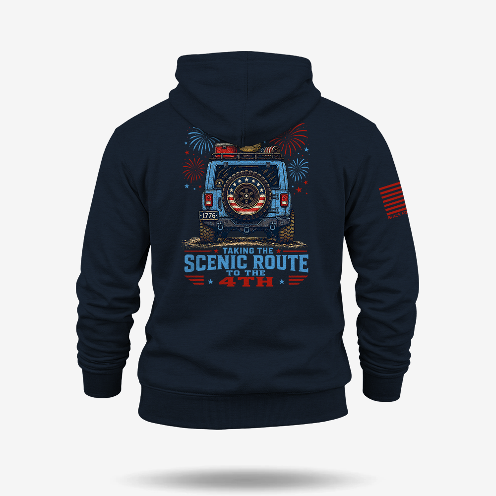 Taking The Scenic Route To 4th Hoodie