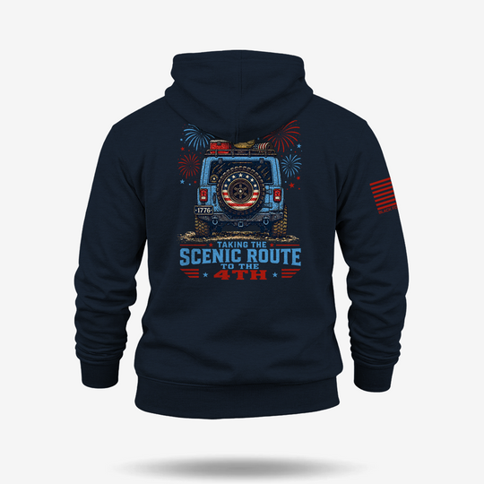 Taking The Scenic Route To 4th Hoodie