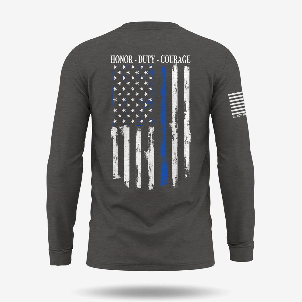 Thin Blue Line Flag Long Sleeve