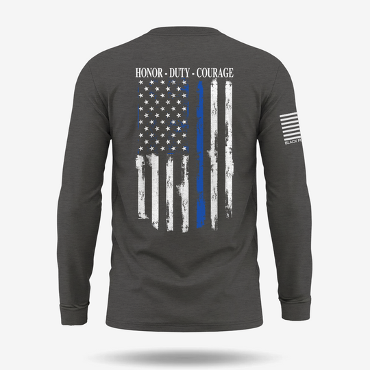 Thin Blue Line Flag Long Sleeve