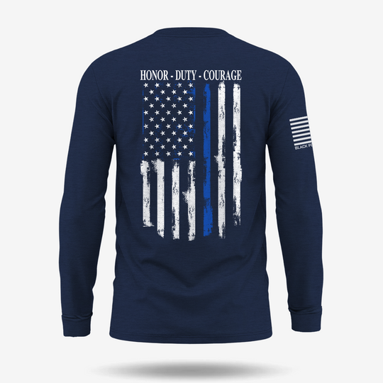 Thin Blue Line Flag Long Sleeve
