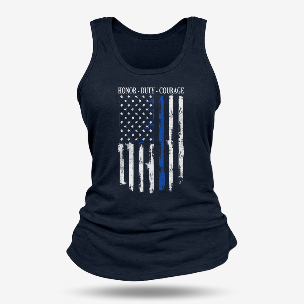 Thin Blue Line Flag Women&