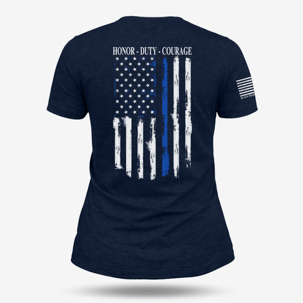 Thin Blue Line Flag Women&