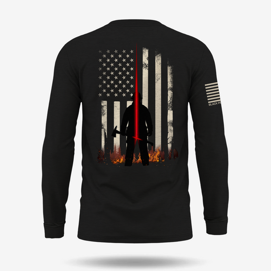 Thin Red Line – Firefighter Tribute Long Sleeve