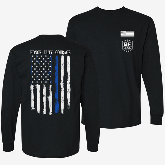Thin Blue Line Flag Long Sleeve