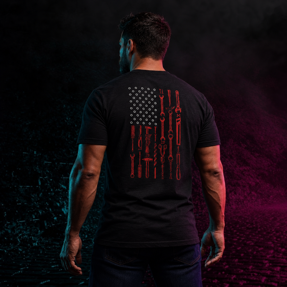 Toolbox Flag T Shirt
