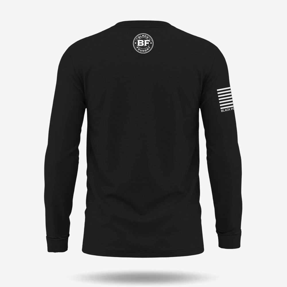 Torn Glory Halloween Flag Long Sleeve