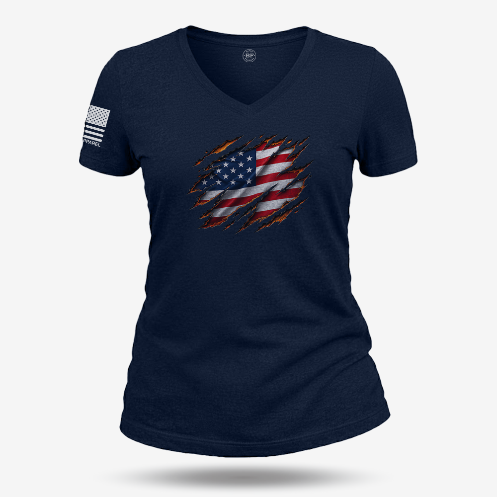 Torn Glory Halloween Flag Women&